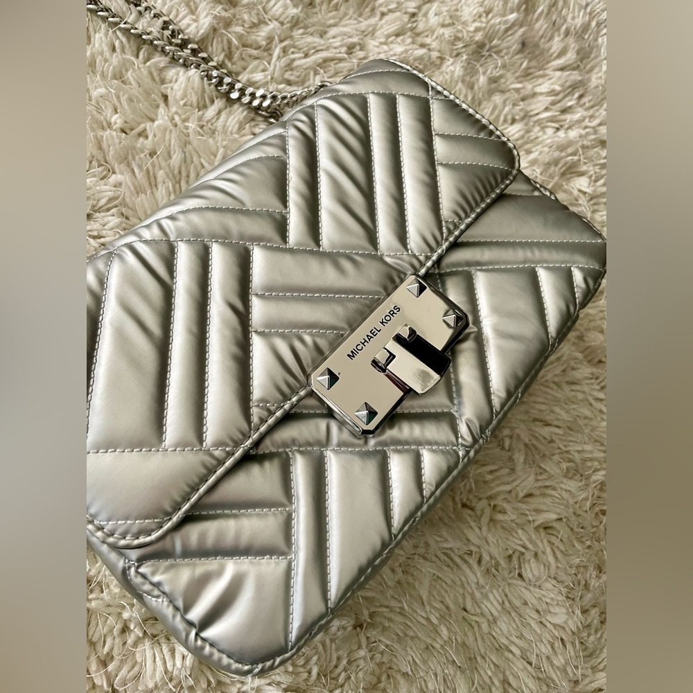 MICHAEL KORS metallic purse